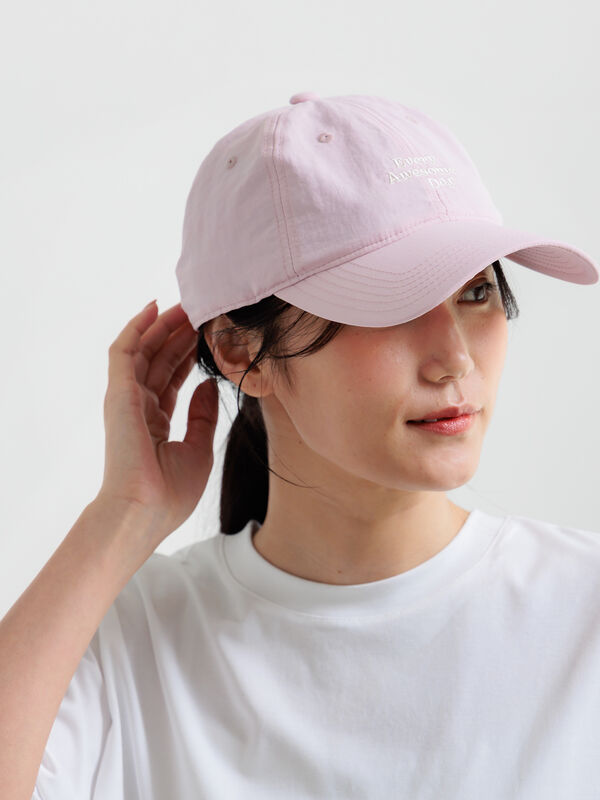 E.A.D Nylon Cap《2026 SUMMER LOOK item》（ブラック/ピンク