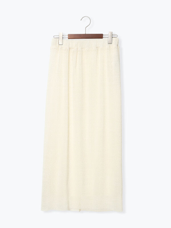セール】 レースプリーツナロースカート《2026 SUMMER LOOK item