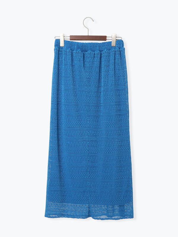 レースプリーツナロースカート《2026 SUMMER LOOK item》（オフ