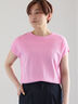 【多機能】フレンチスリーブニット《2026Summer catalog item》（オフホワイト/シルバー/ピンク/サックスブルー/ネイビー）｜Te chichi（テチチ）通販