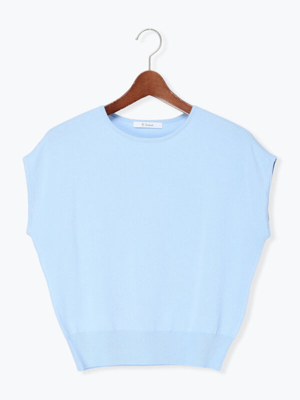 多機能】フレンチスリーブニット《2026 SUMMER LOOK item》（オフ