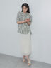 チェックフリルブラウス《2026 SUMMER LOOK item》（イエロー/ブルー/ネイビー）｜Te chichi（テチチ）通販