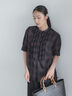 チェックフリルブラウス《2026 SUMMER LOOK item》（イエロー/ブルー/ネイビー）｜Te chichi（テチチ）通販