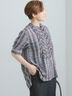 チェックフリルブラウス《2026 SUMMER LOOK item》（イエロー/ブルー/ネイビー）｜Te chichi（テチチ）通販