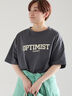 シンプルロゴプリントBIGTシャツ《2026 SUMMER LOOK item》（チャコールグレー）｜Te chichi（テチチ）通販