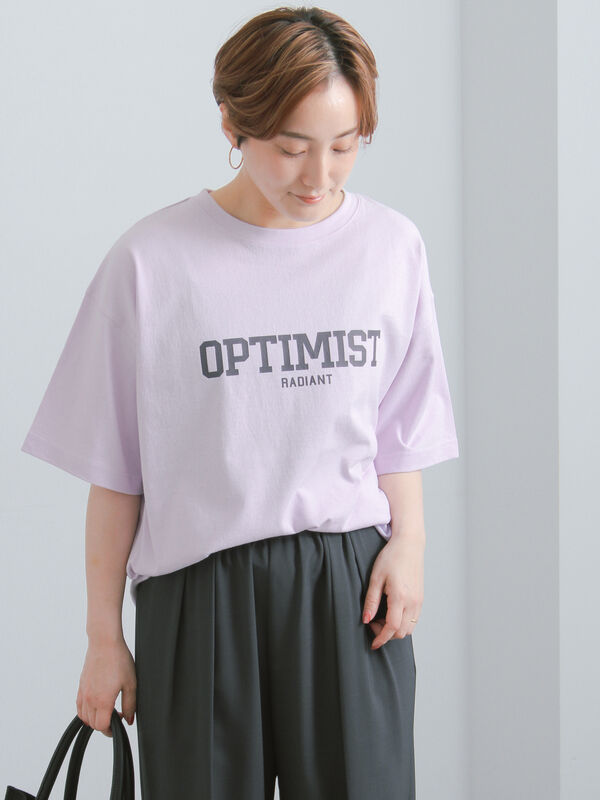 シンプルロゴプリントBIGTシャツ《2026 SUMMER LOOK item》（ピンク）｜Te chichi（テチチ）通販