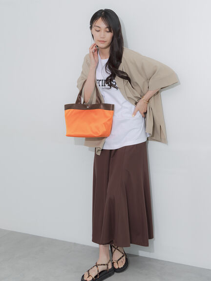 シンプルロゴプリントBIGTシャツ《2026 SUMMER LOOK item》（オフホワイト/チャコールグレー/ピンク）｜Te chichi（テチチ）通販