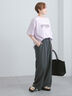 シンプルロゴプリントBIGTシャツ《2026 SUMMER LOOK item》（オフホワイト/チャコールグレー/ピンク）｜Te chichi（テチチ）通販