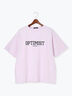 シンプルロゴプリントBIGTシャツ《2026 SUMMER LOOK item》（オフホワイト/チャコールグレー/ピンク）｜Te chichi（テチチ）通販