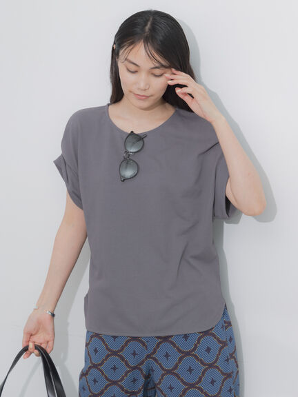 【多機能】ターンバックTEE（オフホワイト/チャコールグレー/ネイビー）｜Te chichi（テチチ）通販