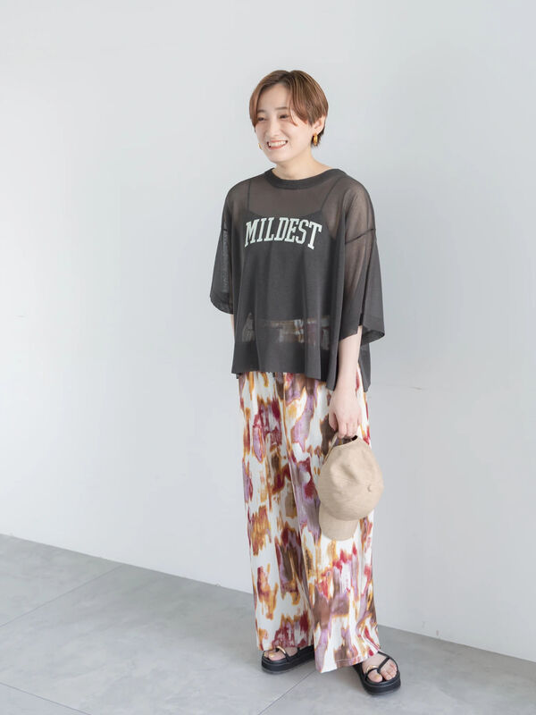 セール】 アソートプリントイージーパンツ《2026 SUMMER LOOK item