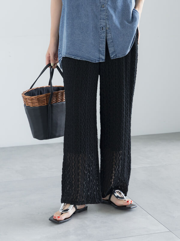 セール】 カットレースイージーパンツ《2026 SUMMER LOOK item》（オフ