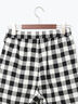 リネンミックスクレープイージーパンツ(セットアップ可)《2026 SUMMER LOOK item》（ブラック/ギンガムチェック/グレンチェック）｜Te chichi（テチチ）通販