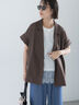 カラミメッシュジャケット《2026 SUMMER LOOK item》（ブラック/ブラウン）｜Te chichi（テチチ）通販