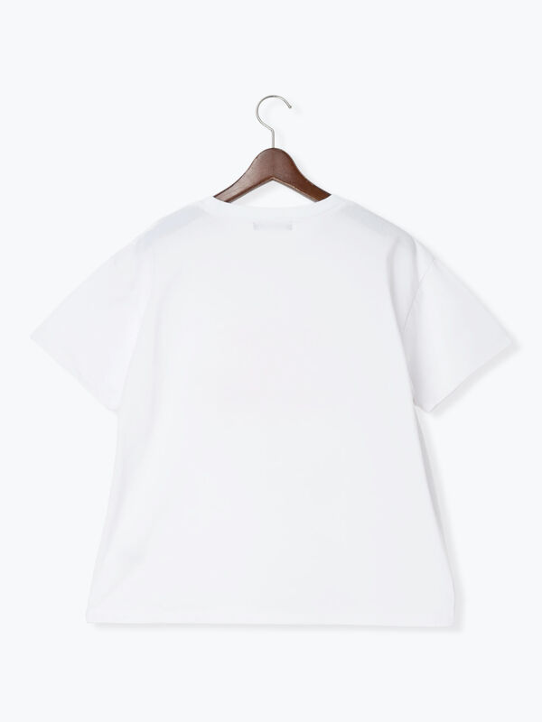 cocoさん専用　undeny　ステッチTシャツ　ホワイト キッズ服(100cm~) cocoさん専用 undeny ステッチTシャツ ホワイト