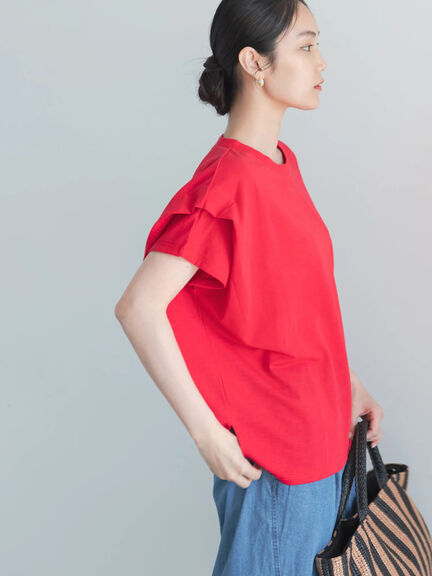 Tシャツ(レッド/赤系)｜レディースファッション通販のCAN ONLINE SHOP