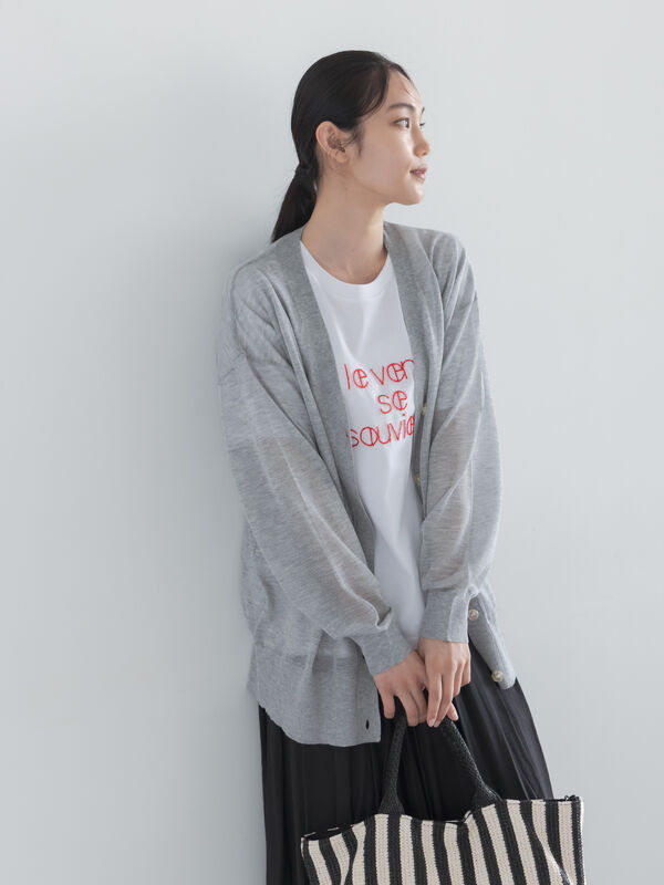 セール】 14GミドルVネックカーディガン《2026 SUMMER LOOK item