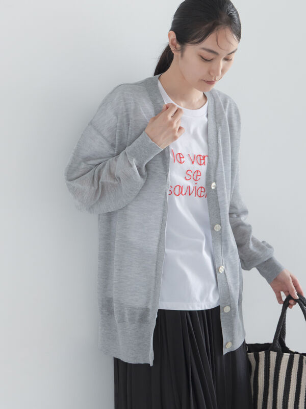 セール】 14GミドルVネックカーディガン《2026 SUMMER LOOK item