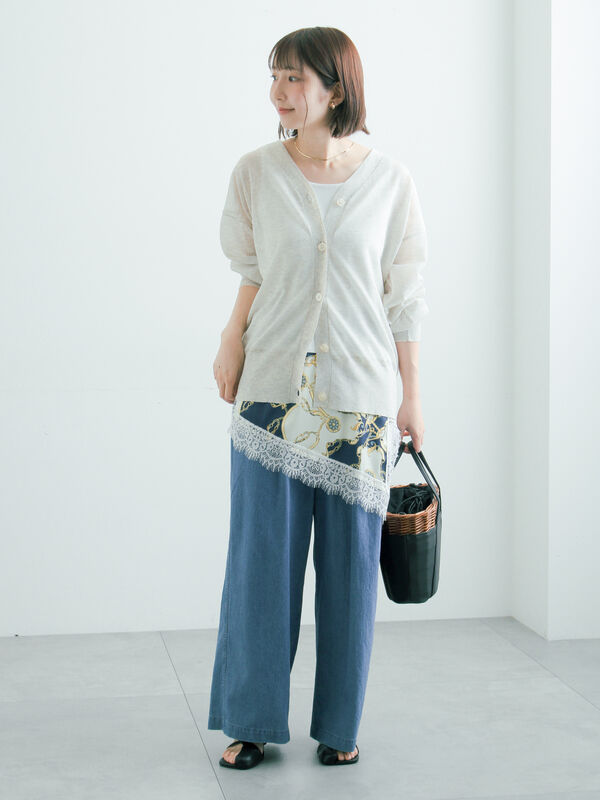 セール】 14GミドルVネックカーディガン《2026 SUMMER LOOK item