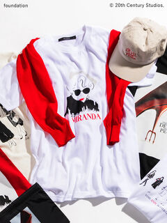 プラダを着た悪魔】ミランダTシャツ（オフホワイト/アイボリー