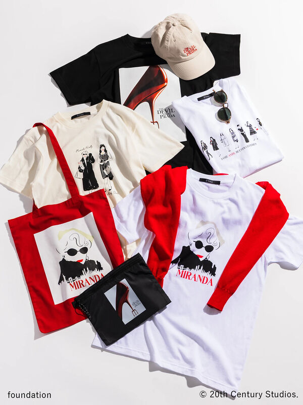 プラダを着た悪魔】ミランダTシャツ（オフホワイト/アイボリー