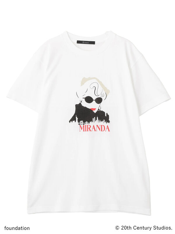 プラダを着た悪魔】ミランダTシャツ（オフホワイト/アイボリー