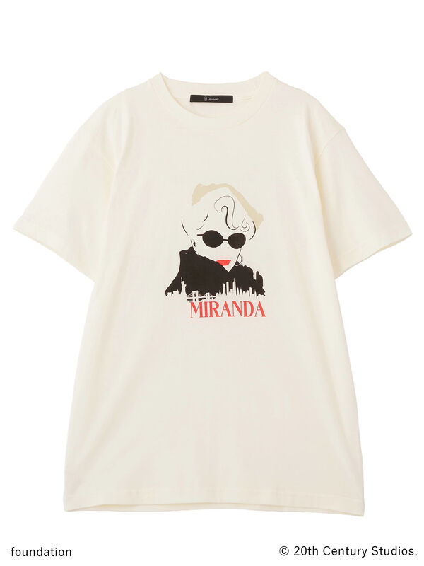 プラダを着た悪魔】ミランダTシャツ（オフホワイト/アイボリー