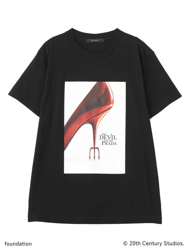 tyyyyさん専用 プラダを着た悪魔】ヒールTシャツ（ホワイト/ブラック/トップス/T