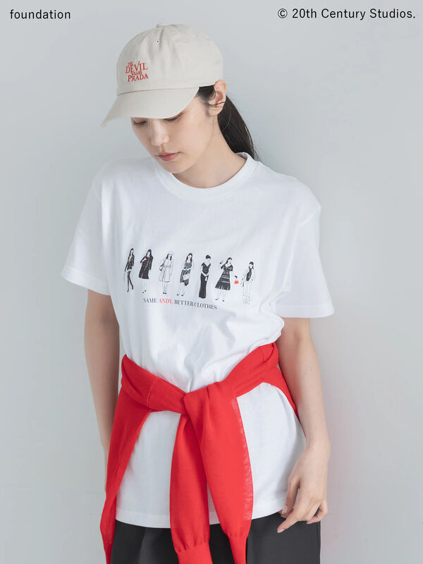 プラダを着た悪魔】アンドレアTシャツ（オフホワイト/アイボリー