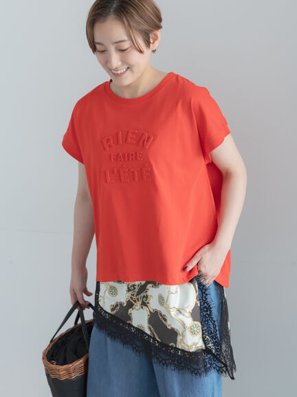 Tシャツ(レッド/赤系)｜レディースファッション通販のCAN ONLINE SHOP
