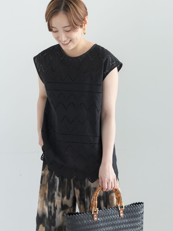 別注】ne Quittez pas BLACK Tuck ストライプ
