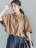 ピーチショートシャツ（ボルドー/キャメル/ネイビー）｜Te chichi（テチチ）通販