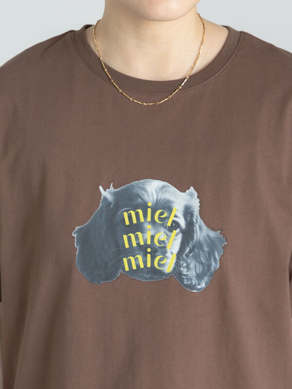 セール】 アニマルフォトプリントTシャツ（オフホワイト