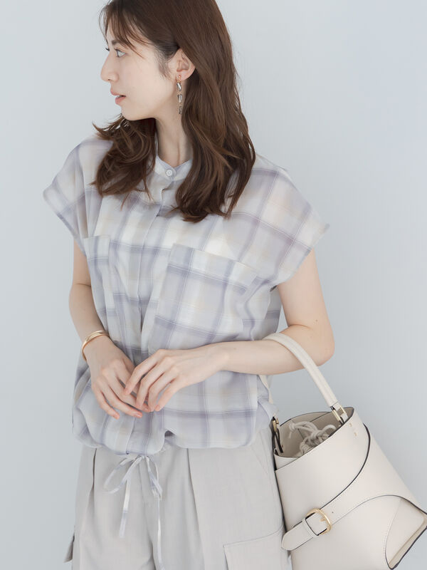 c様•*¨*•.¸♬︎専用 イージーケア/通気性/マシンウォッシャブル】チェックドロストシャツ