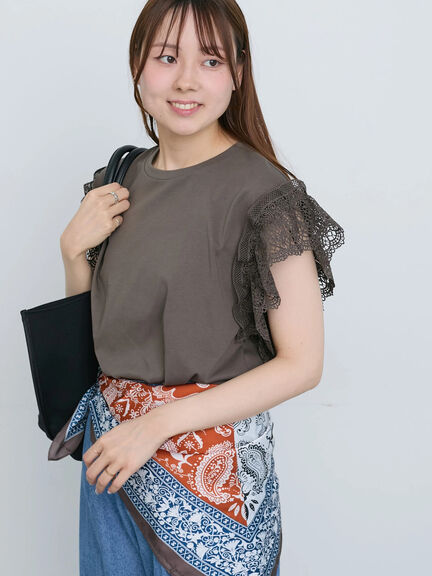 Tシャツ(グリーン/緑系)｜レディースファッション通販のCAN ONLINE SHOP