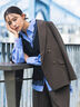 【UVカット/ウォッシャブル/撥水加工】ウールライクテーラードジャケット(セットアップ可)《2026 AUTUMN LOOK item》（ブラウン/ネイビー）｜Te chichi（テチチ）通販