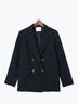 【UVカット/ウォッシャブル/撥水加工】ウールライクテーラードジャケット(セットアップ可)《2026 AUTUMN LOOK item》（ブラウン/ネイビー）｜Te chichi（テチチ）通販