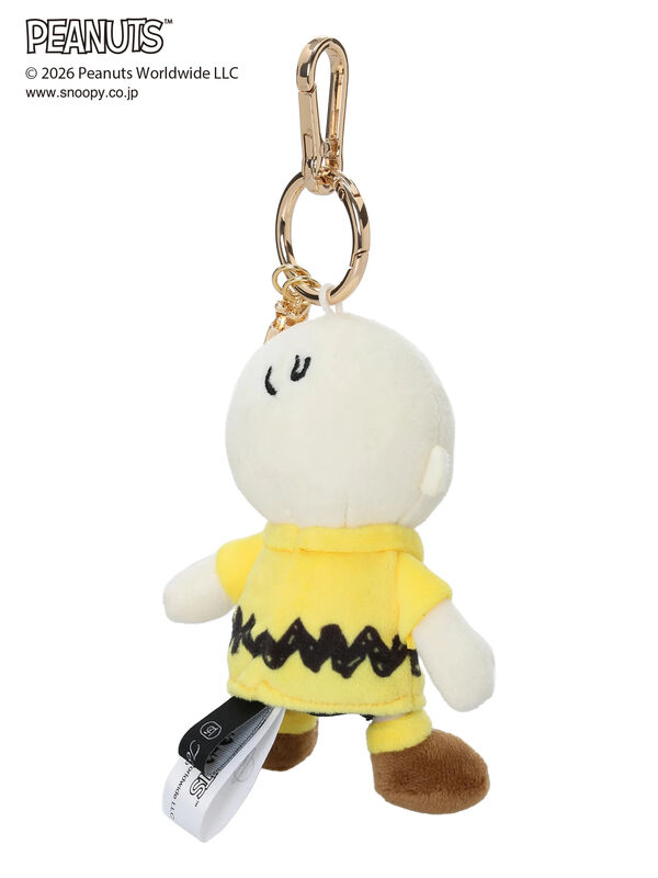 PEANUTSぬいぐるみチャーム（ホワイト/ダークブラウン/イエロー