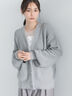 畦フェザーミックスニットカーディガン《2026 AUTUMN LOOK item》（グレー）｜Te chichi（テチチ）通販