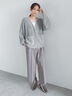 畦フェザーミックスニットカーディガン《2026 AUTUMN LOOK item》（オフホワイト/グレー/サックスブルー）｜Te chichi（テチチ）通販