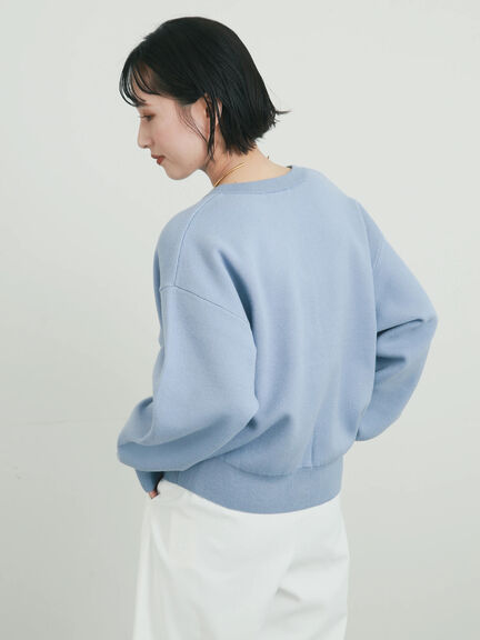 【WEB限定】パール釦カーディガン《吸湿発熱/帯電防止》（オフホワイト/ブラック/レッド/キャメル/ブルー）｜Te chichi（テチチ）通販