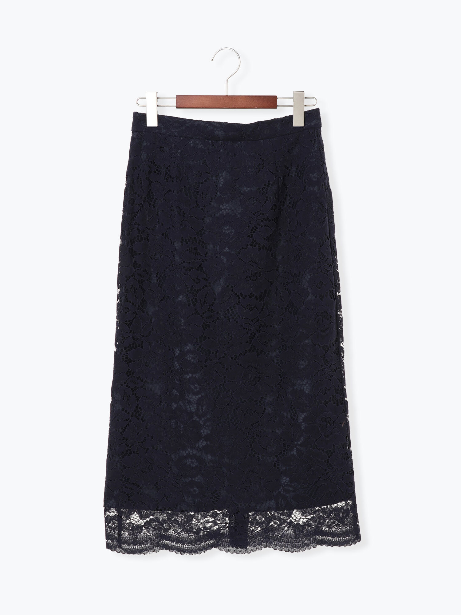 セール レースタイトスカート ブラウン ネイビー ボトムス Te Chichi Terrasse テチチ テラス 公式通販