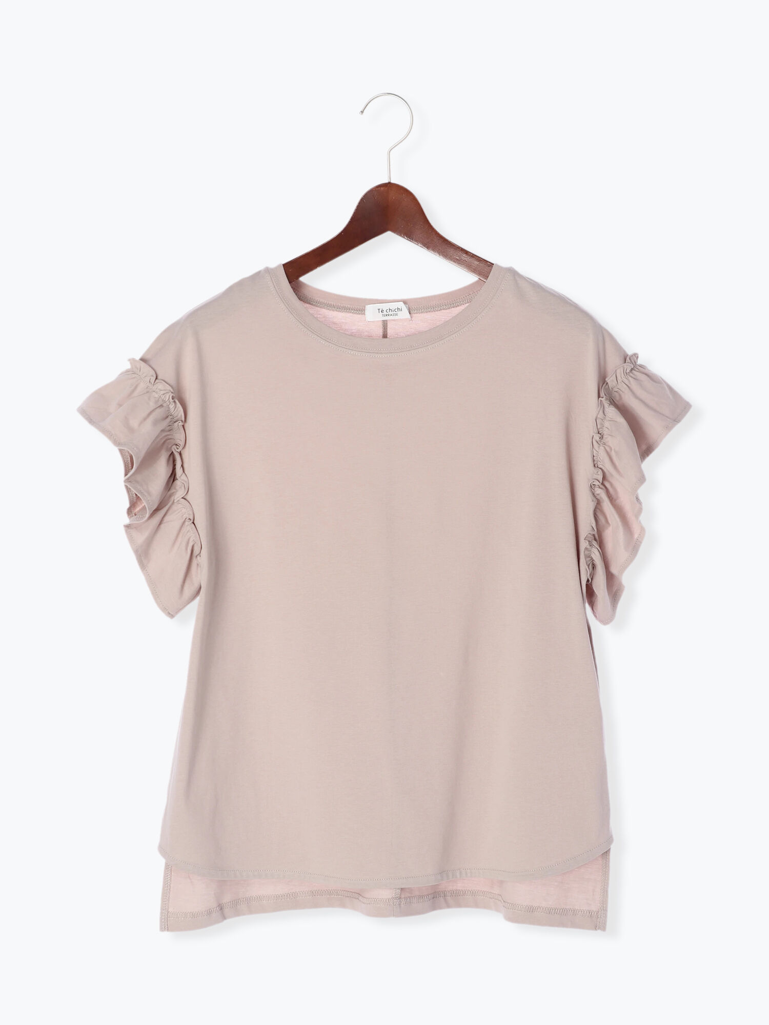 セール 袖フリルプルオーバー グレー ブラウン トップス Te Chichi Terrasse テチチ テラス 公式通販