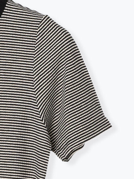 テレコTシャツ（オフホワイト/チャコールグレー/ブラウン）｜Te chichi TERRASSE（テチチ テラス）通販