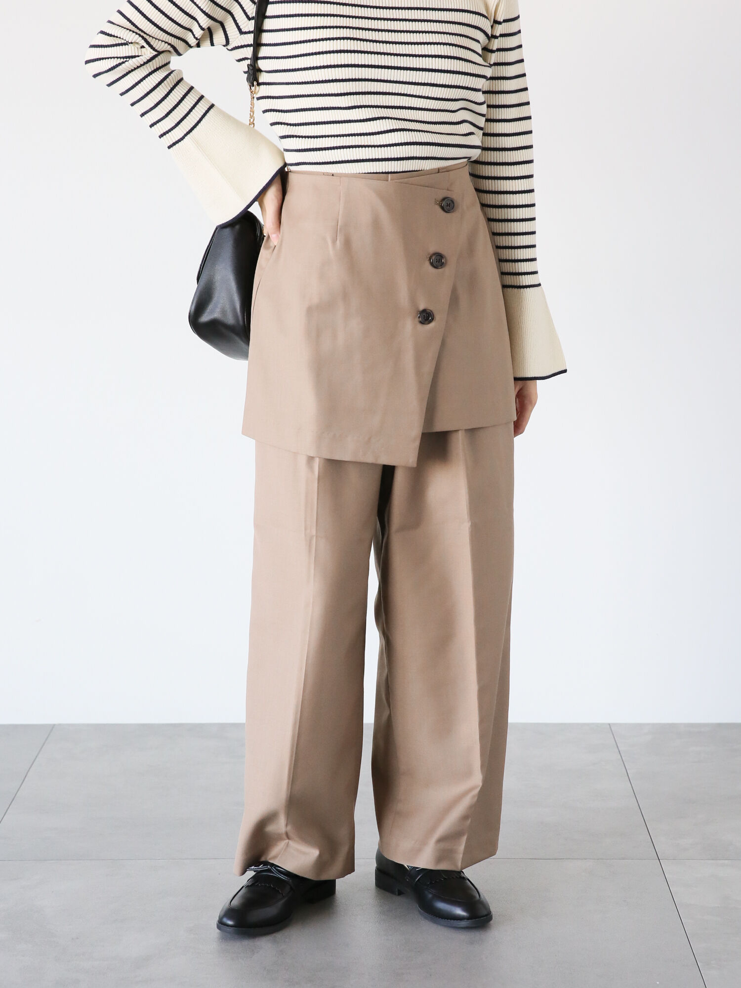 ちゅぶ classy 半袖シャツ 2wayスカート セット-