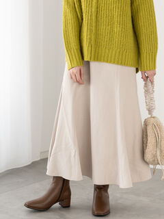 セール】 スエード調マーメイドスカート（ブラック/ベージュ/ブルー  