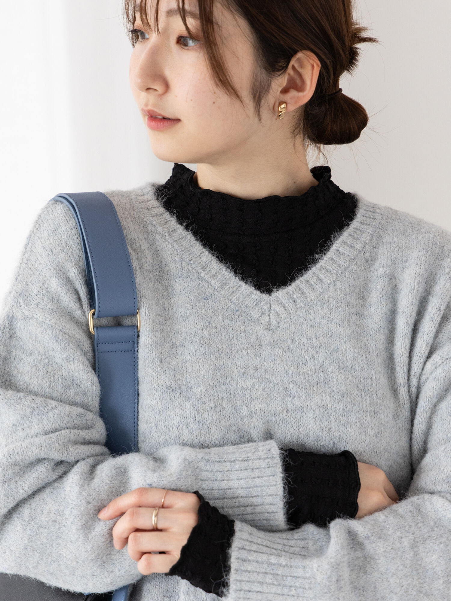 新品OHGA SUCRE ツイード トップス OHGA ツイードトップス