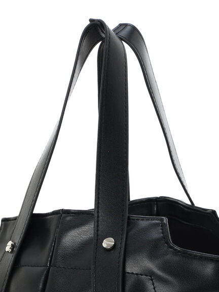 2WAYトートバッグ《2025spring catalog item》（シルバー/ブラック/ベージュ）｜Te chichi TERRASSE（テチチ テラス）通販