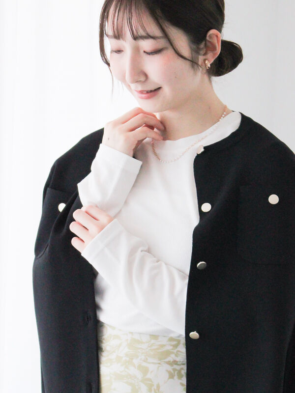 テレコクルートップス《2025spring catalog item》（オフホワイト）｜Te chichi TERRASSE（テチチ テラス）通販