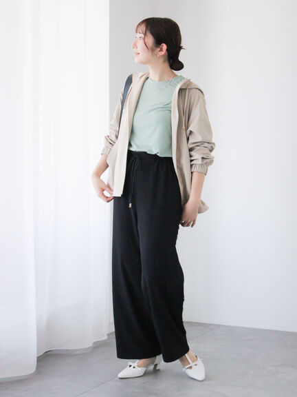 テレコクルートップス《2025spring catalog item》（オフホワイト/ブラック/ミント）｜Te chichi TERRASSE（テチチ テラス）通販